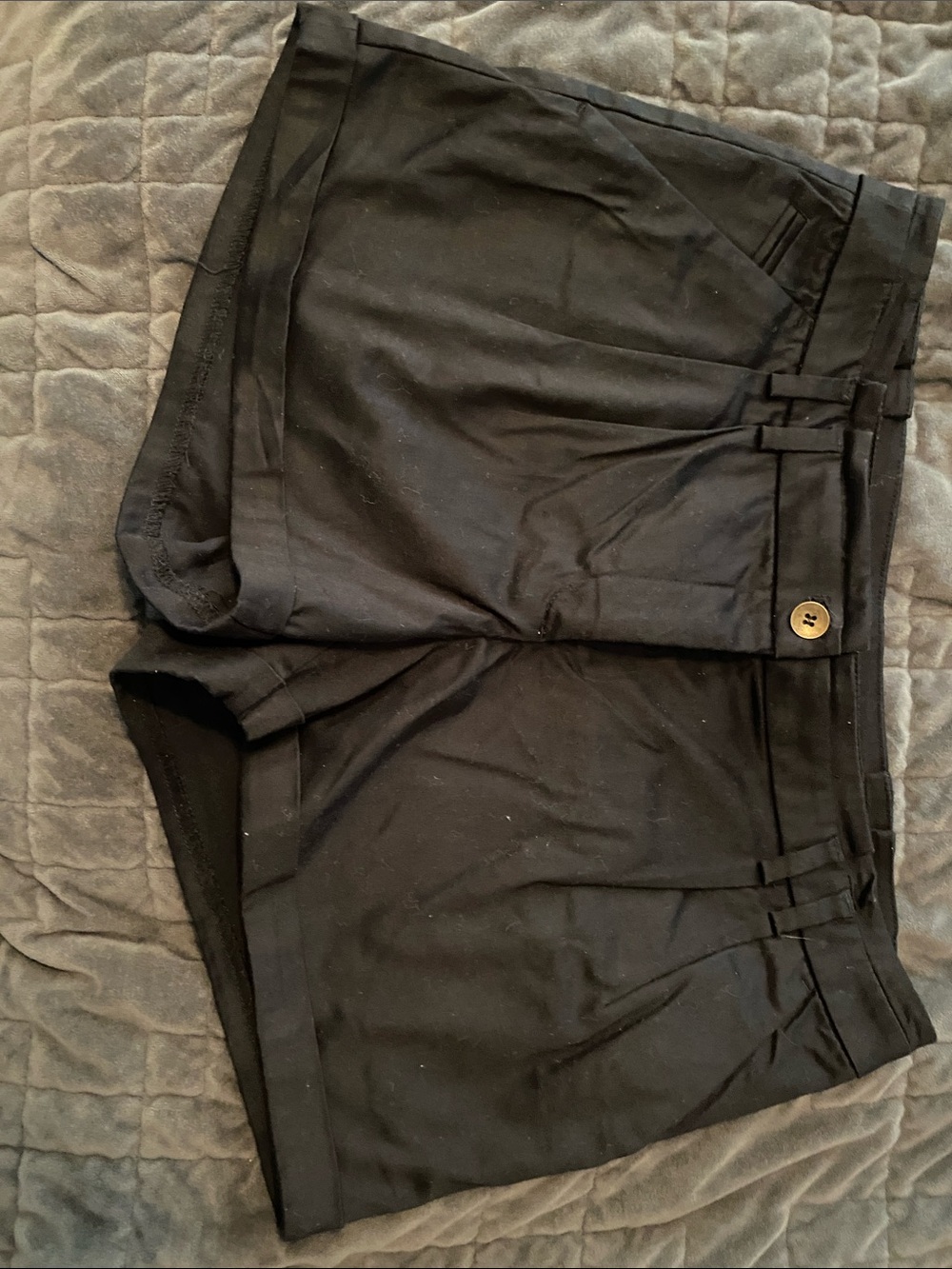 H&M Black High-Waist Tailored Women's Shorts